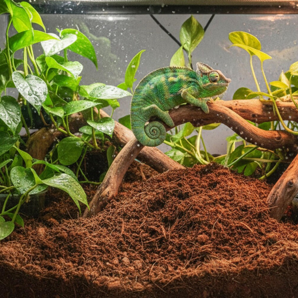 Happet Podłoże Kokosowe Coco Loose 5L Luźne do Terrarium dla Gadów Płazów